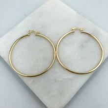 Load image into Gallery viewer, 18K Gold Layered 49 mm Hoops 21.0260
