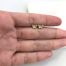 Load image into Gallery viewer, 18K Gold Layered butterfly design, Plugs Kids Earrings 21.0091

