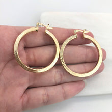Load image into Gallery viewer, 18K Gold Layered 35mm Twisted Hoops 21.0129
