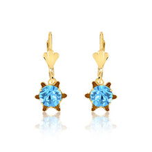 Load image into Gallery viewer, 18K Gold Layered Rhinestone Lever Back Earrings 21.0166/1/2/3/6/7
