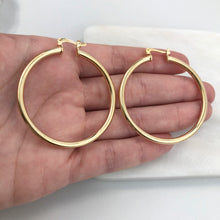 Load image into Gallery viewer, 18K Gold Layered 44 mm Hoops 21.0180
