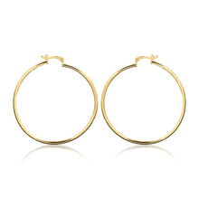 Load image into Gallery viewer, 18K Gold Layered 49 mm Hoops 21.0260
