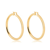 18K Gold Layered  44mm Hoops 21.0268