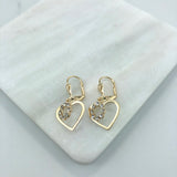 18K Gold Layered Earrings 21.0282/1