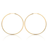 18K Gold Layered Hoops 21.0428