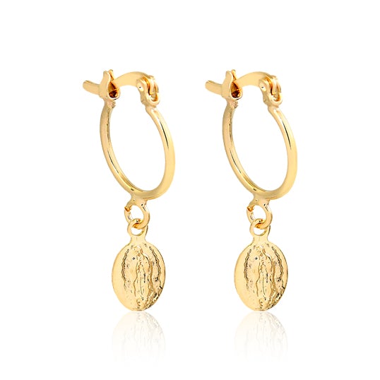 18K Gold Layered Earrings 21.0464