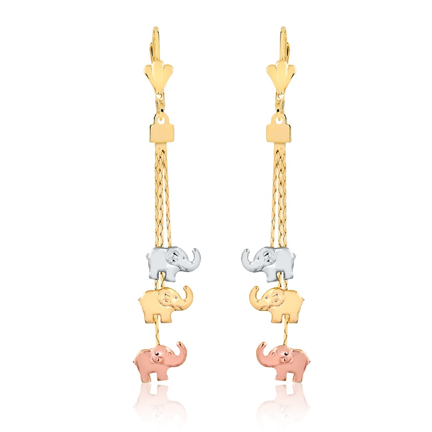 18K Gold Layered Earrings 21.0532