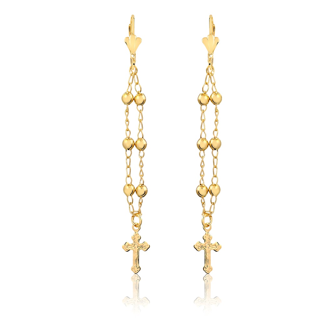 18K Gold Layered Earrings 21.0540