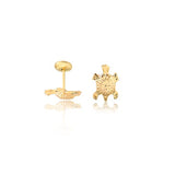 18K Gold Layered Kids Earrings 21.0554