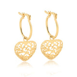 18K Gold Layered Hoops 21.0559