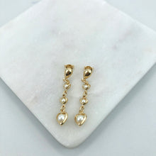 Load image into Gallery viewer, Products 18K Gold Layered Dangle with Three Pearls Earrings 21.0609/92
