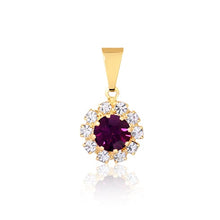Load image into Gallery viewer, 18K Gold Layered White &amp; Multi-Color Cubic Zirconia Charm (More Colors) 31.0018/1/2/3/4/5/6/7/9
