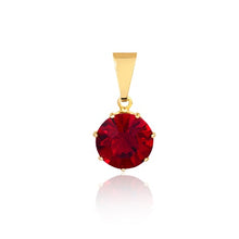 Load image into Gallery viewer, 18K Gold Layered Assorted Color Rhinestone Pendant 31.0048/1/2/3/4/5/6/7/9
