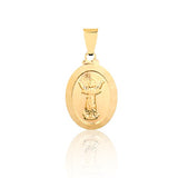 18K Gold Layered The Holy Child (El Divino niño) Medal Religious Pedant 31.0056