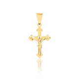 18K Gold Layered 22mm Jesus Cross Pendant 31.0111