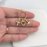 18K Gold Layered Charm 31.0167