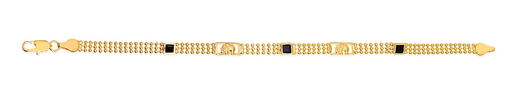 18K Gold Layered Bracelet 71.0100/2-7.5