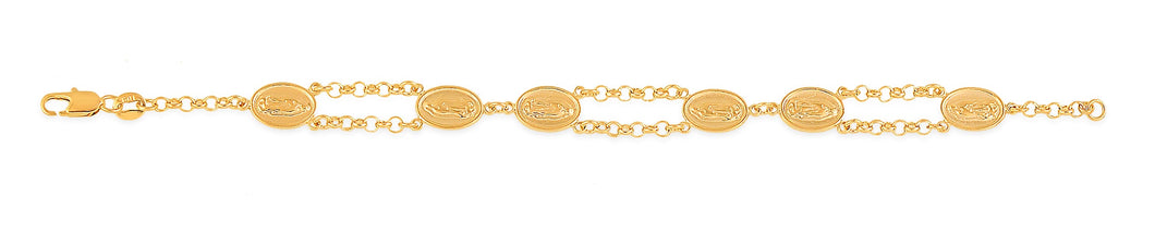 18K Gold Layered Bracelet 71.0112-7.5