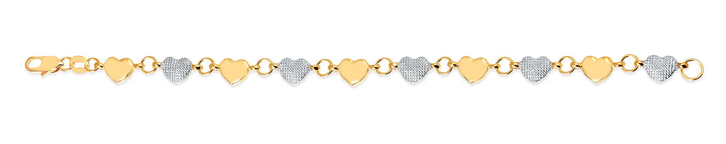 18K Gold Layered Bracelet 71.0134-7.5