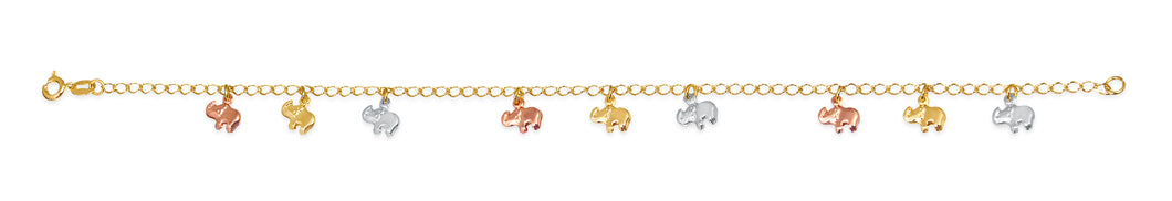 18K Gold Layered Anklet 71.0276-10