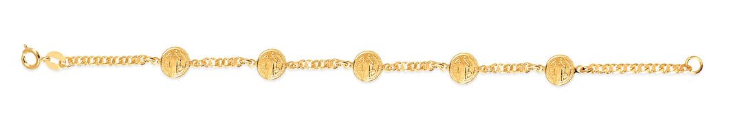 18K Gold Layered Bracelet 71.0286-7.5